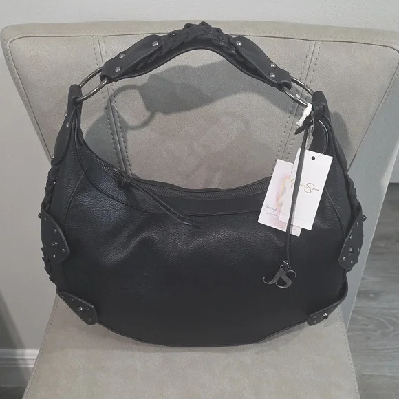 Jessica Simpson Black Hobo Bag - Picture 5 of 12
